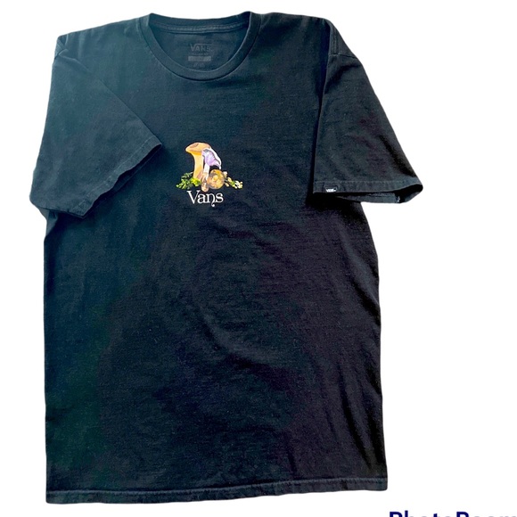Vans Mens T-Shirt Mushroom Design - Picture 1 of 1